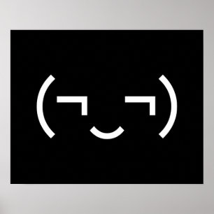 Poster Smug Emoticon (‿)
