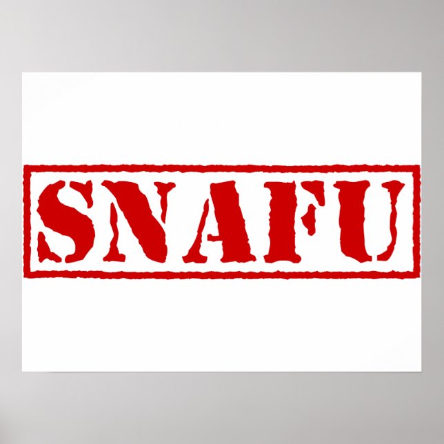 POSTER SNAFU (Frente)
