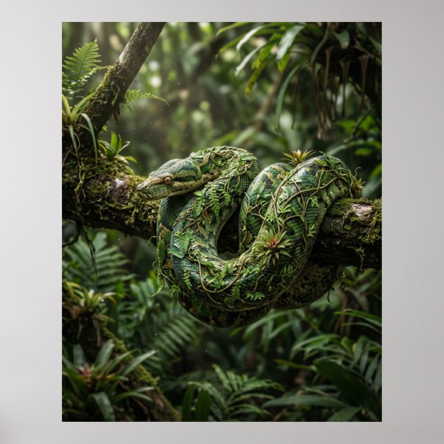 Poster Snake Is Coming Shadow Path (Frente)