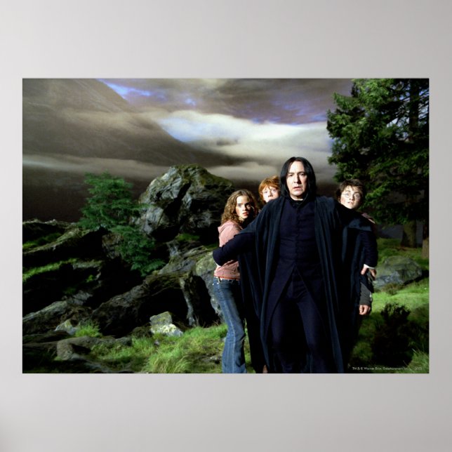 Poster Snape Hermoine Ron Harry (Frente)