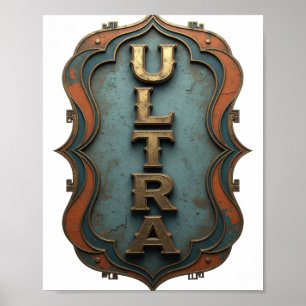 Poster Snappy Gold ULTRA Design Moderno