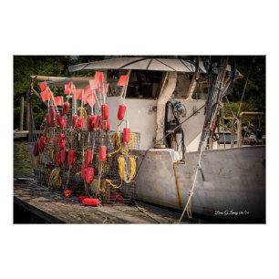 Pôster Sneads Ferry Crab Boat
