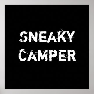 Pôster Sneaky Camper. Jogador