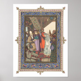 Poster Snegurochka antes do Tsar Berendei