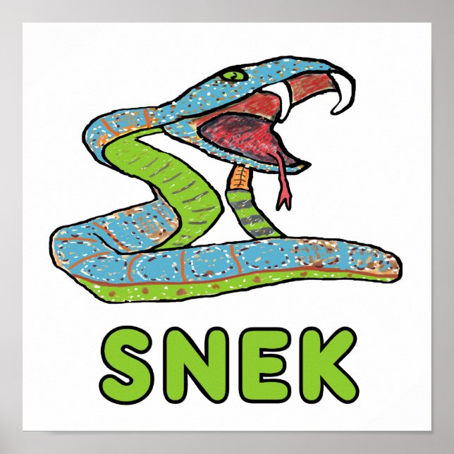 Poster Snek (Cobra) (Frente)