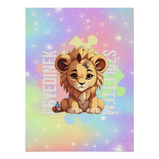 Pôster SNI afirma mációk motiációk | Oroszlán