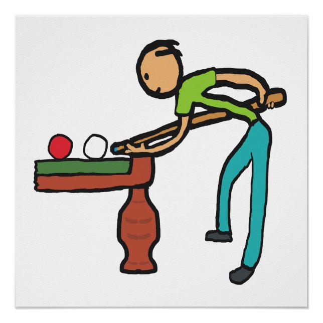 Pôster Snooker (Frente)