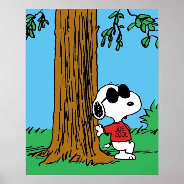 Poster Snoopy "Joe Cool" em Pé (Frente)