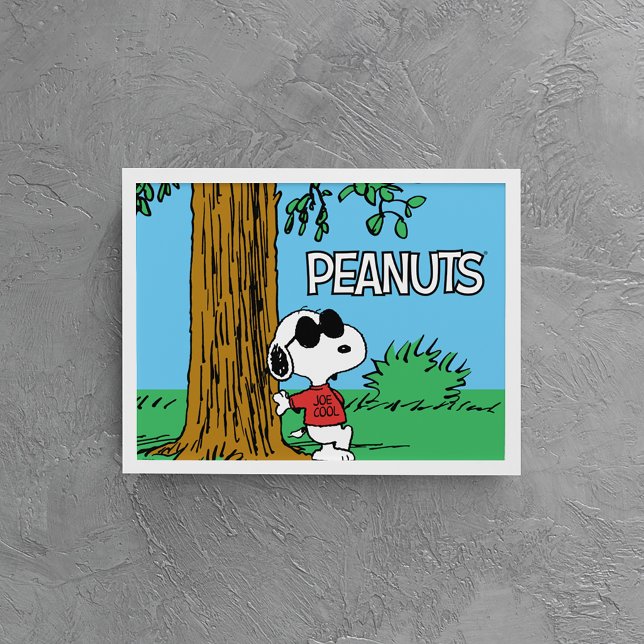 Poster Snoopy "Joe Legal" em pé (Poster in frame)