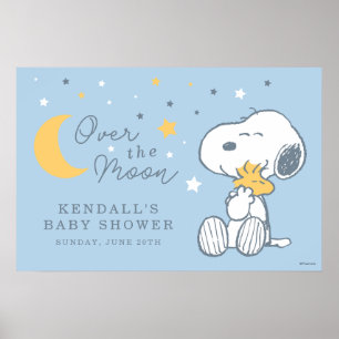 Poster Snoopy & Woodstock   Chuveiro de Bebê Over the Moo