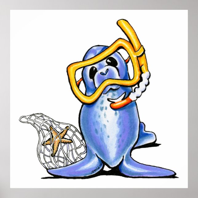 Pôster Snorkel Seal (Frente)