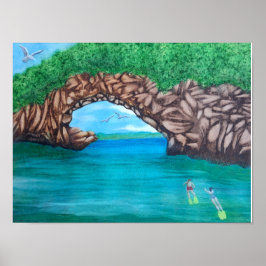 Poster Snorkeling no Paraíso