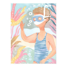 Snorkeling num recife tropical