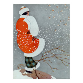 Pôster Snow Buntings - Will Hammell 