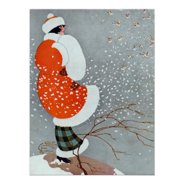 Pôster Snow Buntings - Will Hammell  (Frente)