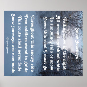 Poster Snow Journey By Ladee Basset