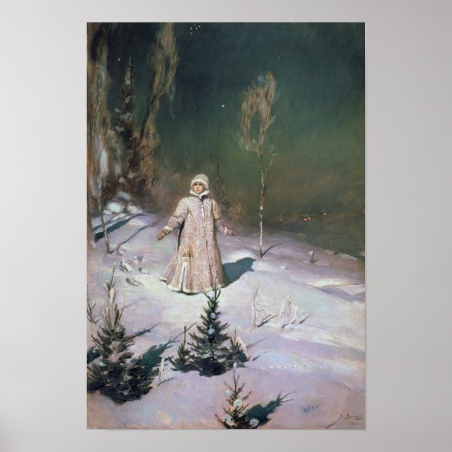 Pôster Snow Maiden, 1899 (Frente)