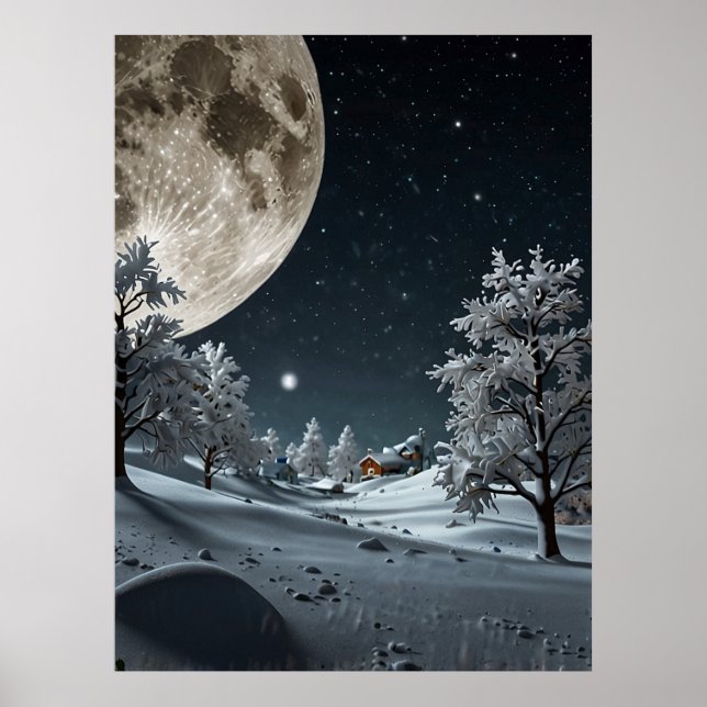 POSTER SNOW MOON (Frente)