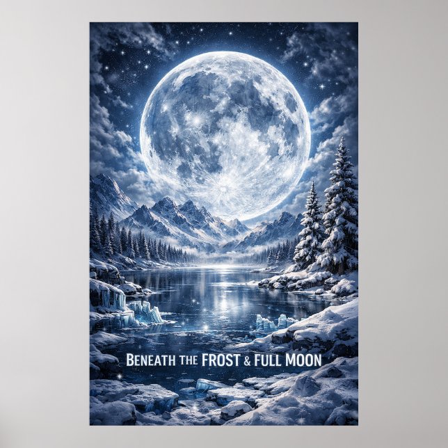 POSTER SNOW MOON (Frente)