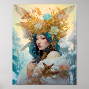 Poster Snow Queen Fantasy Art