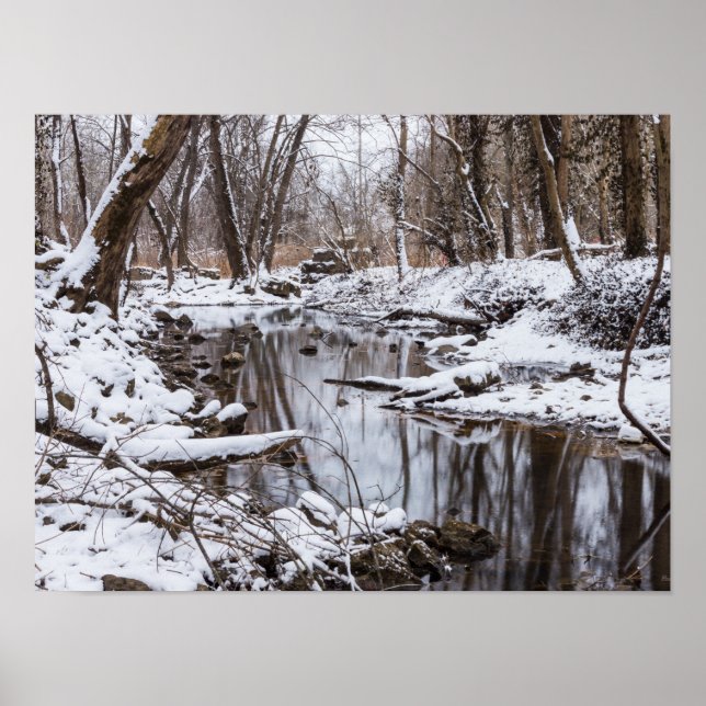 Poster Snow Riverside (Frente)