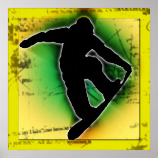 Pôster Snowboard