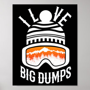Poster Snowboard Esquiando Snowboard Engraçado Snowboarde