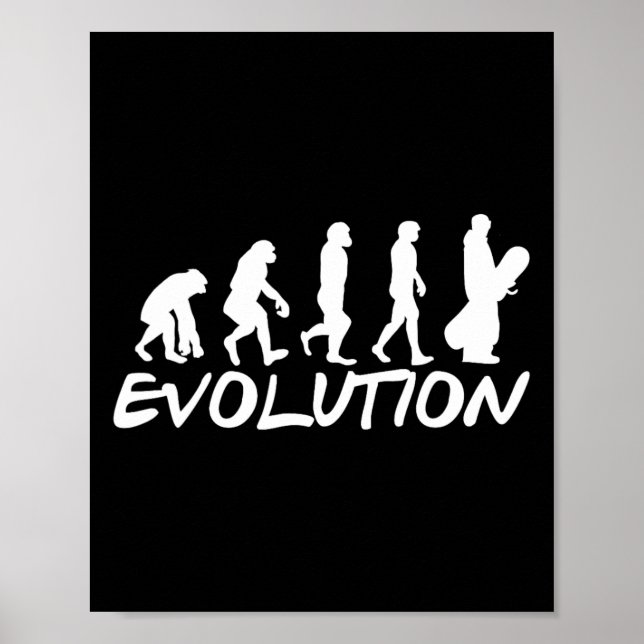 Poster Snowboard Evolution Snowboard (Frente)