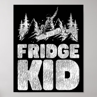 Poster Snowboard Snowboard Fridge Kid