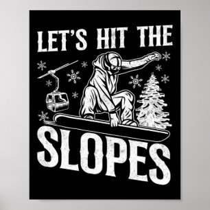 Poster Snowboard Snowboard Vintage 18