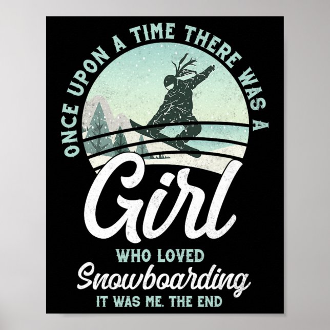 Poster Snowboard Snowboard Vintage Girl 1 (Frente)