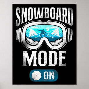 Poster Snowboard Snowboard Vintage Goggggggggggggggggg