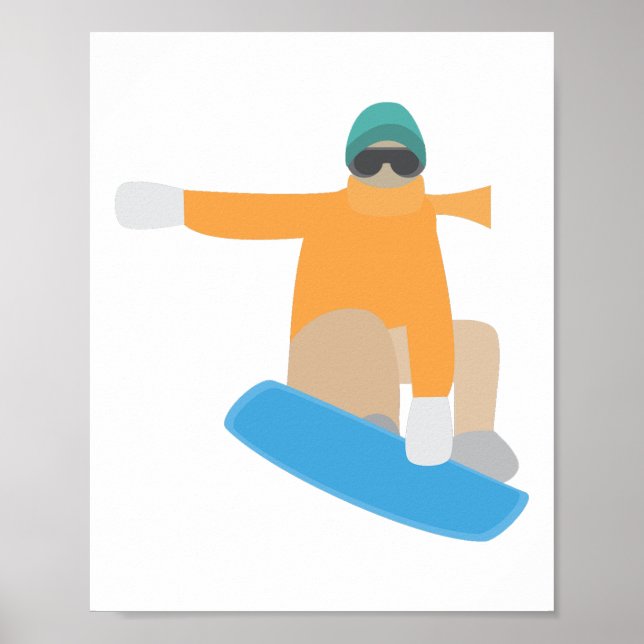 Poster Snowboarder (Frente)