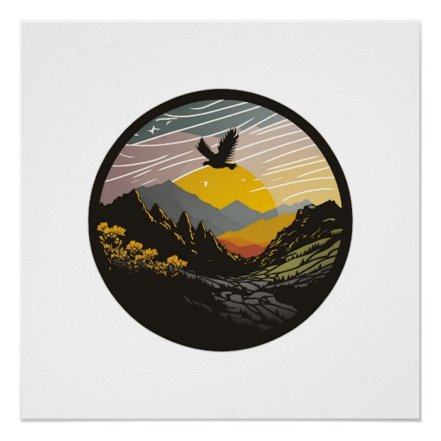 Pôster Snowdonia (Frente)