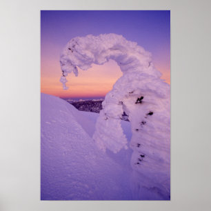 Poster Snowghost no Whitefish Range em Twilight