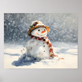 Poster Snowman