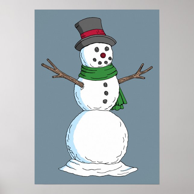 Poster Snowman (Frente)