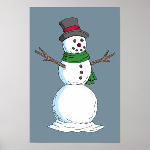 Poster Snowman
