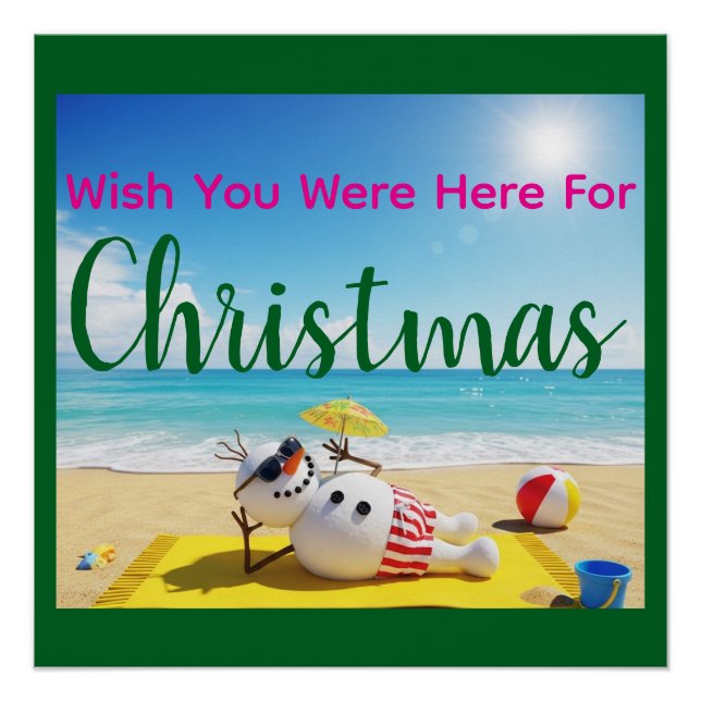 Pôster Snowman (Frente)