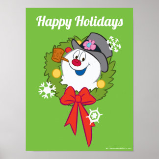 Poster Snowman™ congelado | Feriado congelado