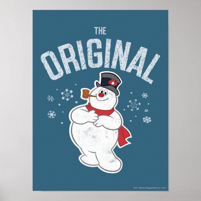 Poster Snowman™ congelado | O original (Frente)