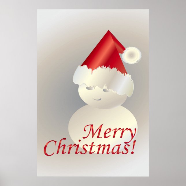 Poster Snowman de Natal (Frente)
