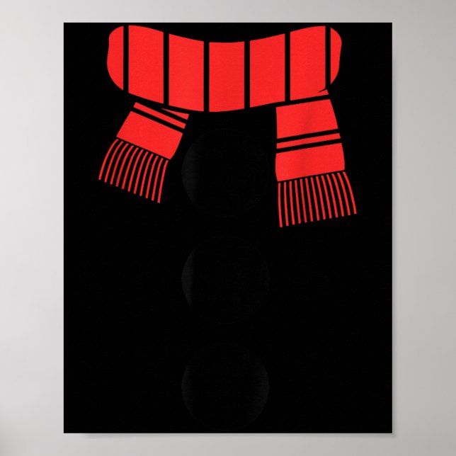 Poster Snowman Shirt Adult Kids Men Women White Snowman C (Frente)