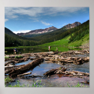Poster Snowmass Creek Aspen Colorado