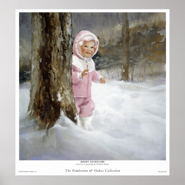 Pôster Snowy Adventure (Frente)