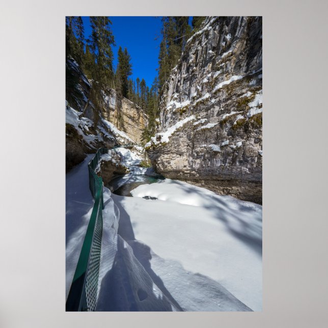 Poster Snowy Johnson Creek (Alberta) (Frente)