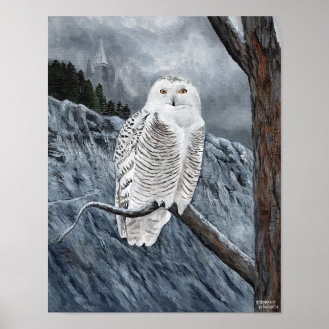 Poster Snowy Owl Overlook (Frente)