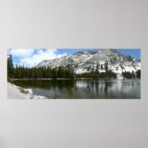 Poster Snowy Tenaya Lake Yosemite - Foto do Parque Nacion