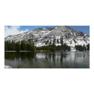 Pôster Snowy Tenaya Lake Yosemite - Foto do Parque Nacion
