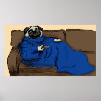 Pôster Snug Pug